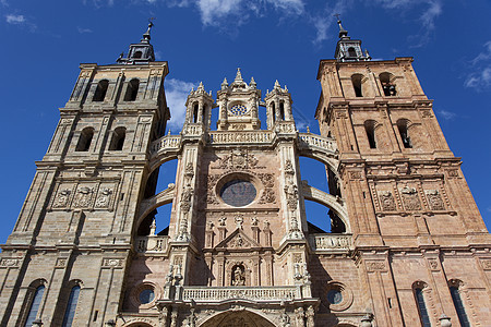 西班牙莱昂 卡斯蒂利亚和里昂阿斯托加大教堂钟楼艺术遗产大教堂建筑城市宗教建筑学旅游之路图片