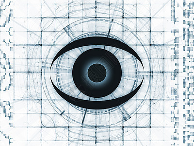抽象技术眼眼睛中心作品手表鸢尾花墙纸白色插图网格圆圈图片