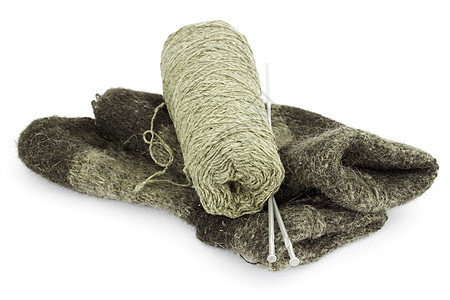 由羊毛制成的袜子乡村短袜小屋纱线白色产品棕色爱好灰色工艺图片