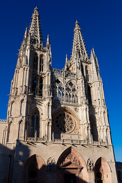 西班牙卡斯蒂利亚莱昂布尔戈斯大教堂石头之路建筑遗产旅游城市规划历史钟楼城市旅行图片