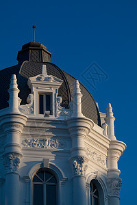 西班牙坎塔布里亚桑坦德赌场历史旅行旅游晴天城市白色历史性建筑图片