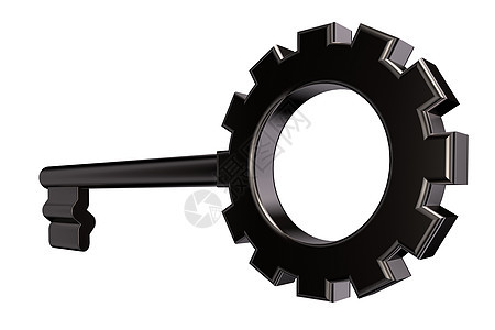 齿轮键齿轮工作帐户金属圆形钥匙工厂插图机器工程图片