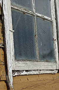 旧窗口历史性黄色背景图片
