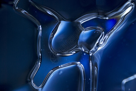 粘胶微光照片斑点显微极化气泡小宇宙摄影显微镜蓝色健康凝胶图片