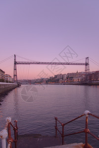 西班牙Getxo比兹卡亚桥图片