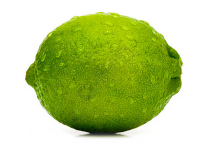 带水滴的石灰水果烹饪食物柠檬阳光液体绿色图片