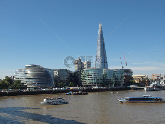 伦敦泰晤士河王国银行全景联盟图片