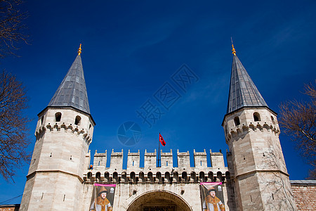 Topkapi宫入口 土耳其伊斯坦布尔图片