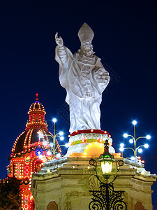 圣尼古拉宗教雕像教会庆典圆顶雕塑信仰图片