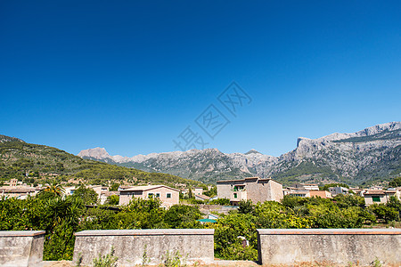Majorca岛的地中海村庄图片