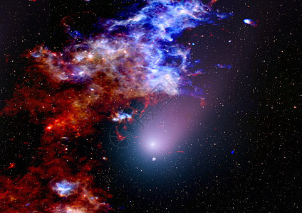 遥远的银河系插图飞船行星天空太阳星云辉煌辉光望远镜螺旋图片