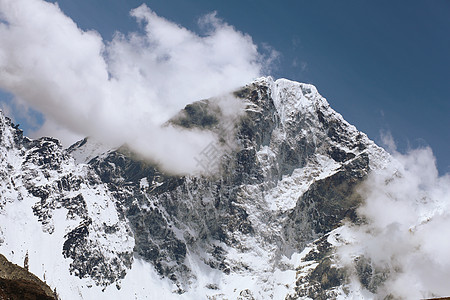 雪雪山活动环境顶峰高山全景爬坡岩石旅行山峰冰川图片