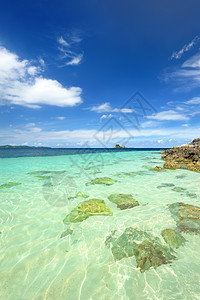 海滩海浪旅行天空海景假期游客黄色海岸线地平线蓝色图片