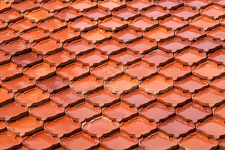 屋顶纹理房子建筑学艺术卵石天空材料陶瓷橙子制品红色图片