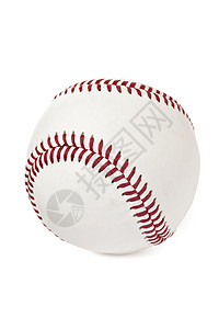 棒球球白色红色乐趣圆形团队垒球皮革接缝文化闲暇图片