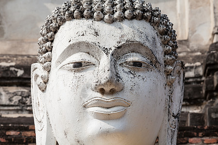 Buddha雕像头图片