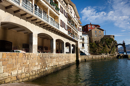 西班牙吉普兹科阿帕萨亚帕萨亚之家地方旅游色彩旅行建筑海洋地区晴天房屋图片