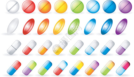 药片和药丸胶囊治疗疾病制药科学囊片药店处方抗抑郁药疼痛图片
