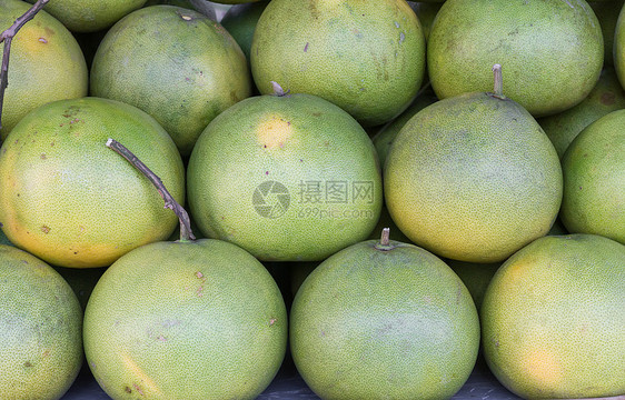 波梅洛或庞梅罗健康橙子绿色水果食物柚子市场热带图片