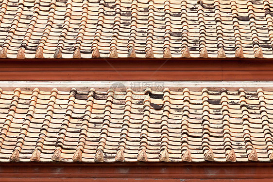 现代瓷砖屋顶天空房子红色黏土蓝色建筑学材料卵石陶瓷条纹图片