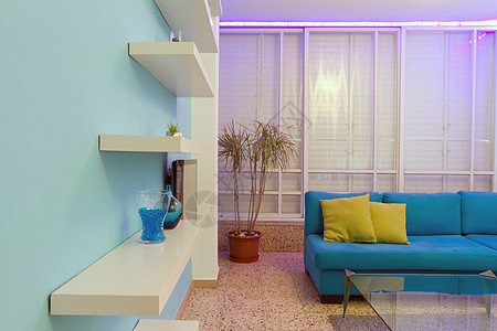 内部设计建筑学奢华枕头窗户风水照明公寓客厅玻璃家庭生活图片