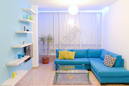 内部设计枕头照明客厅木头电视桌子风格地面公寓家具图片