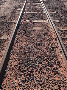 铁路铁路轨道乡村货运小路金属运输栏杆石头旅行单轨铁轨图片