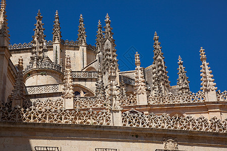 西班牙塞戈维亚 卡斯蒂利亚和里昂大教堂详情图片