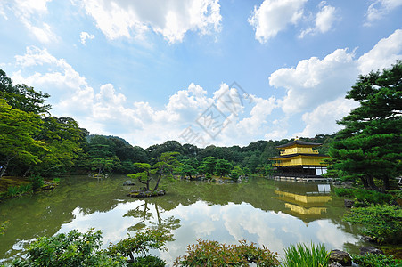 金球馆花园池塘寺庙森林历史性反射神社宗教公园天空图片