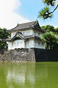 东京皇宫护城河皇帝花园文化历史贵族城堡城市公园建筑图片