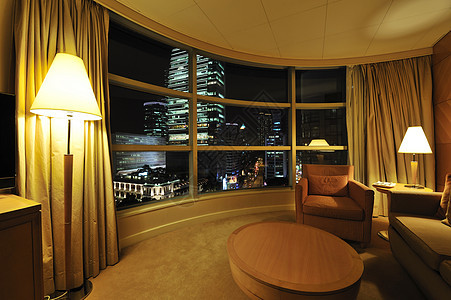 豪华酒店会议室床单旅行房间椅子奢华房子地面家具桌子商业图片