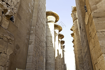 Karnak 寺庙列图片