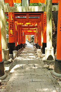 木制门人行道历史宗教城市神道旅行旅游寺庙隧道文化图片