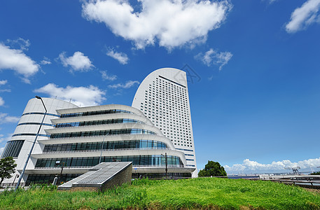 横滨市风景旅行街道建筑学建筑景观商业摩天大楼场景市中心天际图片