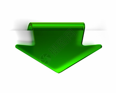 绿箭书签文字标志旗帜包装绿色电脑一个字3d标签图片