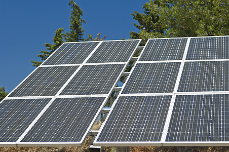 太阳能发电厂光电池天空细胞控制板车站国家光伏发电厂农村植物图片