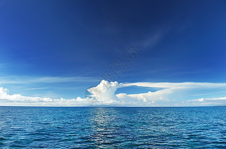 海上天空边缘海岸线海洋海景荒野蓝色热带风景假期旅行图片