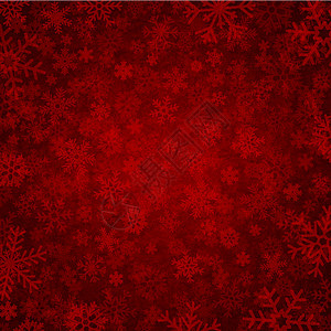 红色冬季背景图片