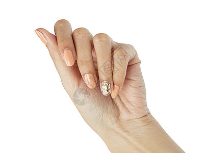 妇女用指甲修指甲的手奢华女孩手指抛光温泉皮肤身体绘画护理美甲图片