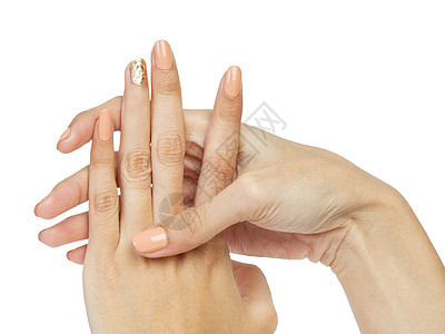 妇女用指甲修指甲的手皮肤美甲治疗手指女性化妆品奢华护理身体卫生图片