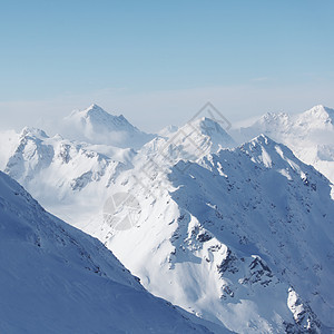 平面顶部顶峰单板阳光高山运动滑雪爬坡蓝色季节太阳图片