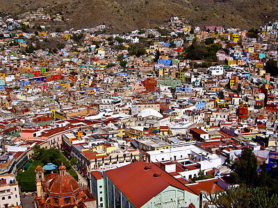 墨西哥瓜纳华托山区城图片