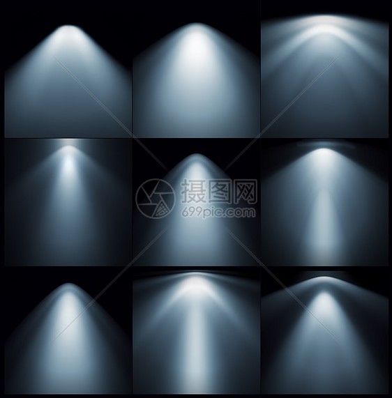 灯光装饰照明房间斑点亮点光度学风格图片