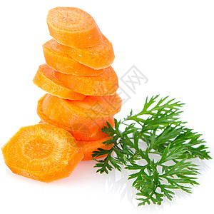 胡萝卜片橙子宏观活力蔬菜饮食图片