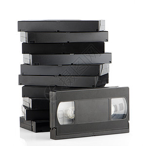 录像带盘数据白色贮存电影录像机技术磁带视频录像带光盘图片