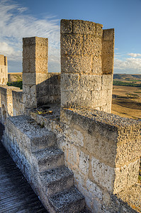 西班牙佩纳菲埃尔城堡石塔地标旅游堡垒石头旅行入口历史性建筑建筑学历史图片