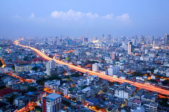 曼谷高速公路首都建筑货车小径车辆高峰公共汽车景观汽车卡车图片