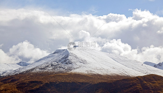 雪山山脉景观季节天空远足运动顶峰旅行滑雪蓝色高地假期图片