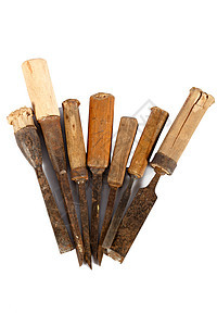 旧木匠工具工艺木材金属木头乐器古董木工成套白色图片