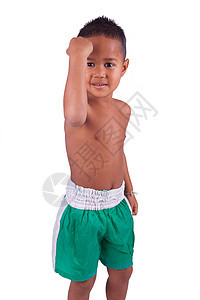 拳击男性孩子武术运动斗争艺术童年活动拳头青年图片